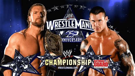 wrestlemania 25 match card
